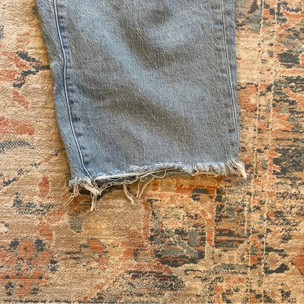 Madewell Women's Blue Flare & Wide Leg Jeans - Picture 9 of 13